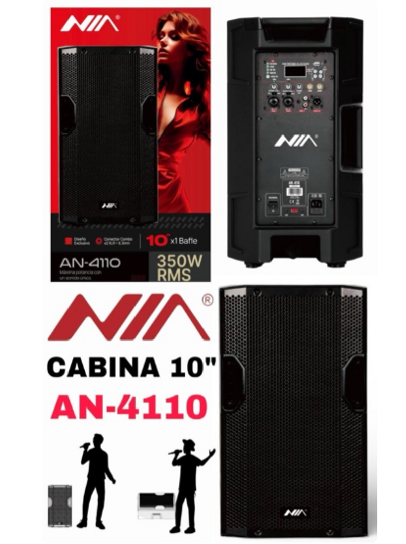 CABINA DIRECTA 10- SONIDO PROFESIONAL - DSP PROCESADOR CLASE D