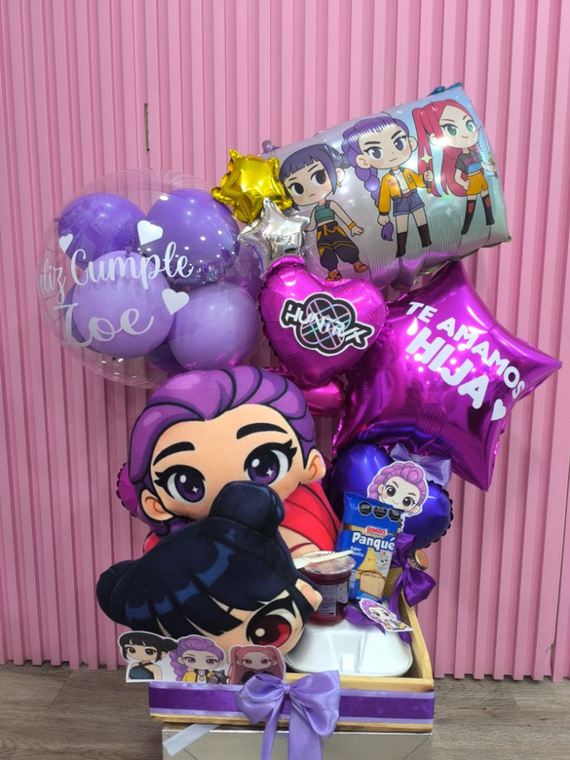 BOUQUET DE GLOBOS GUETTERAS KPOP