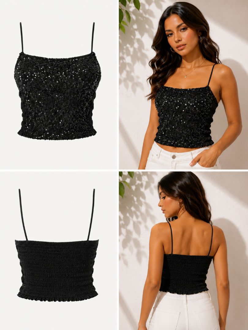 Blusa lentejuelas ref 038