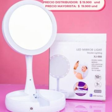 Imagen del producto 823A- ESPEJO CON LUZ REDONDO GENE
