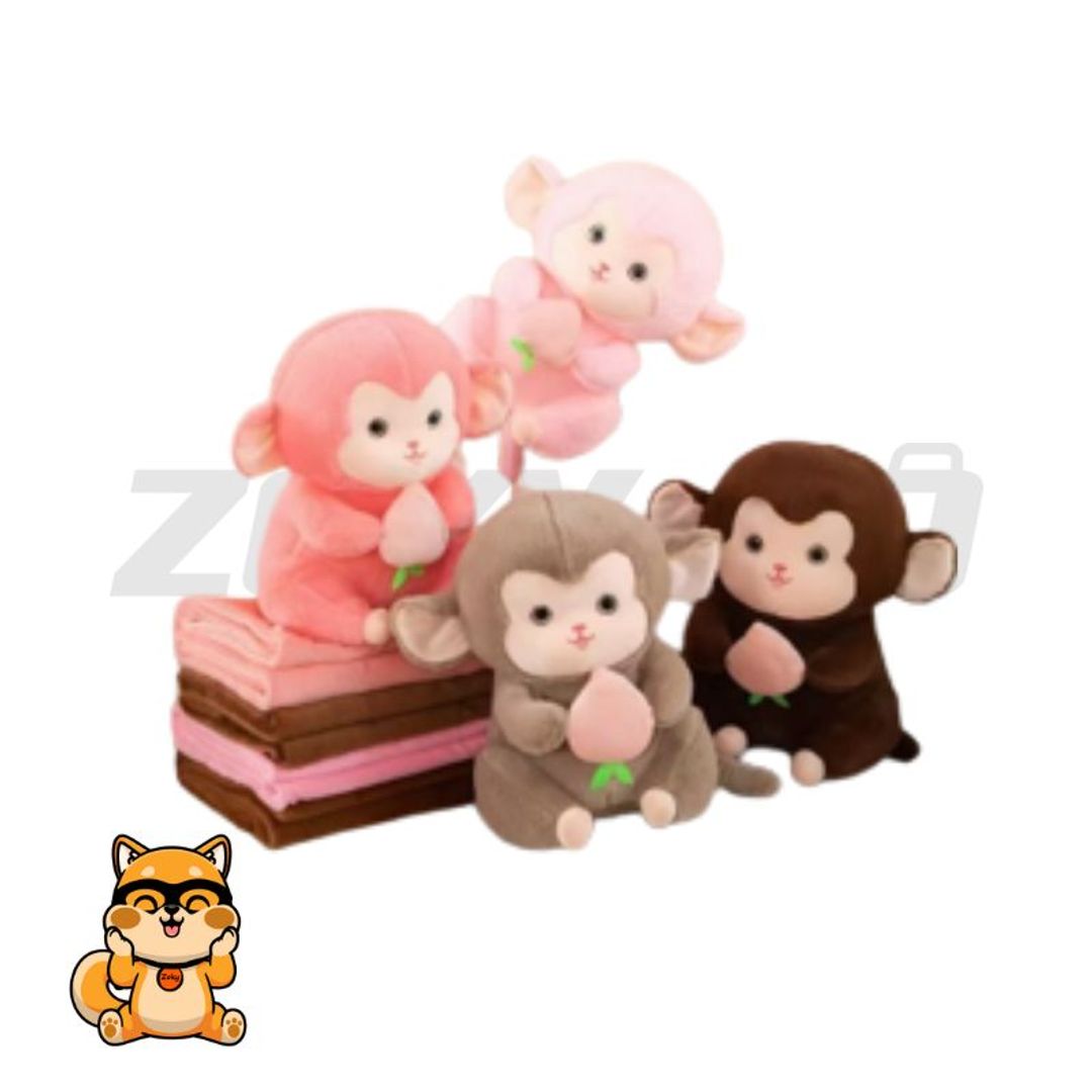 PELUCHE COBIJA MONOS