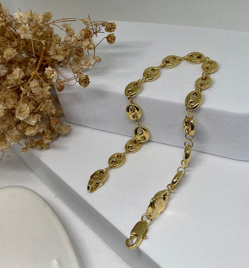 Pulsera gucci 6mm de 20ccm gruesa