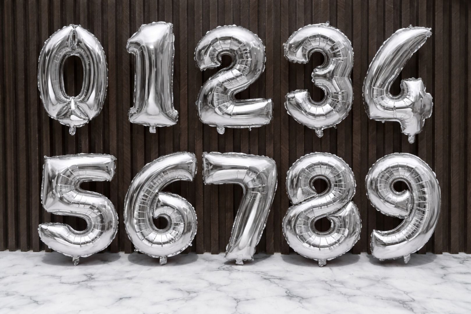 GLOBO FOIL 16”  NUMERO PLATA