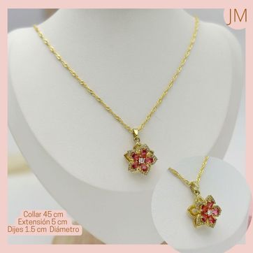 Imagen del producto  Lindo Collar Giratorio Flor Anti Estrés