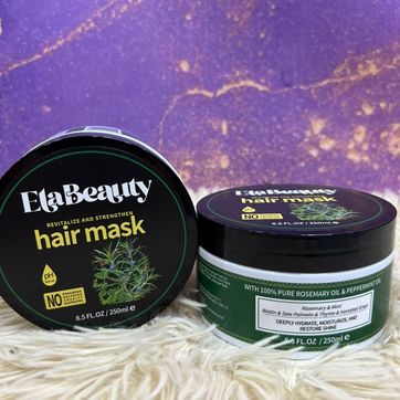 Imagen del producto Mascarilla Capilar de Romero y Menta Ela Beauty 