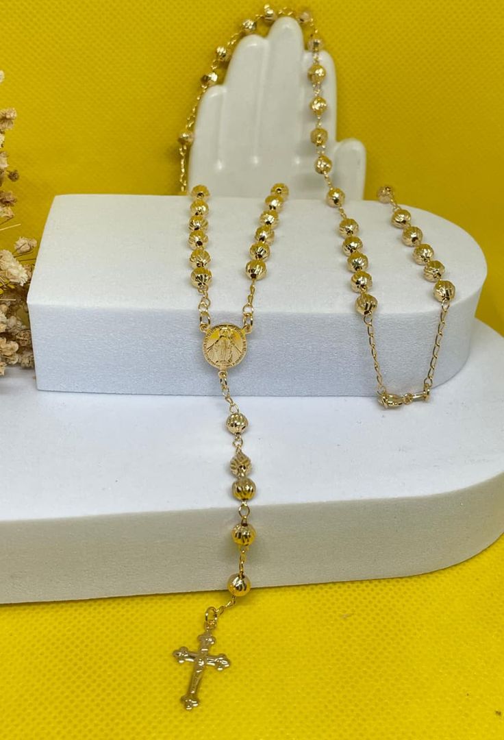 Rosario 5mm de 60cm diamantado italy