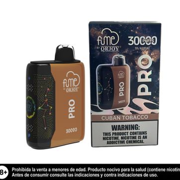 Imagen del producto Fume Pro Cuban Tobacco 30.000 Puffs
