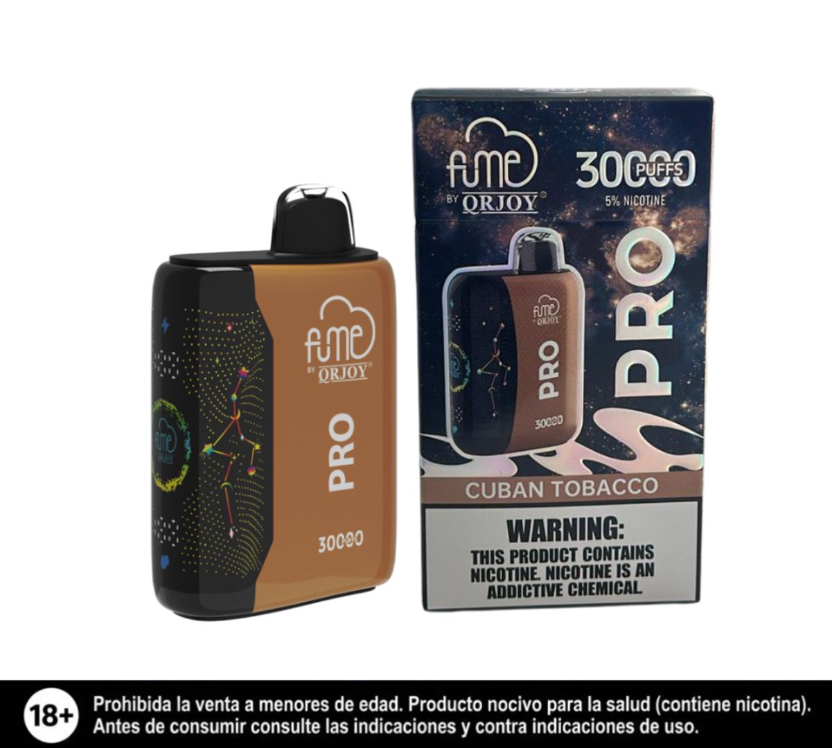 Fume Pro Cuban Tobacco 30.000 Puffs