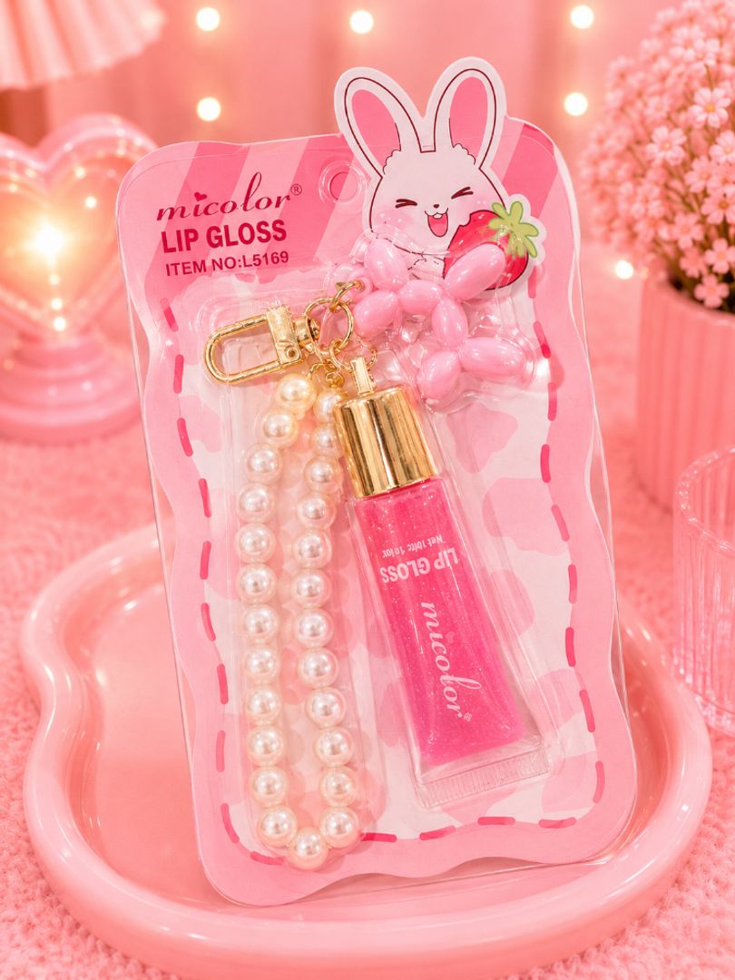 Lipgloss llavero rabbit 