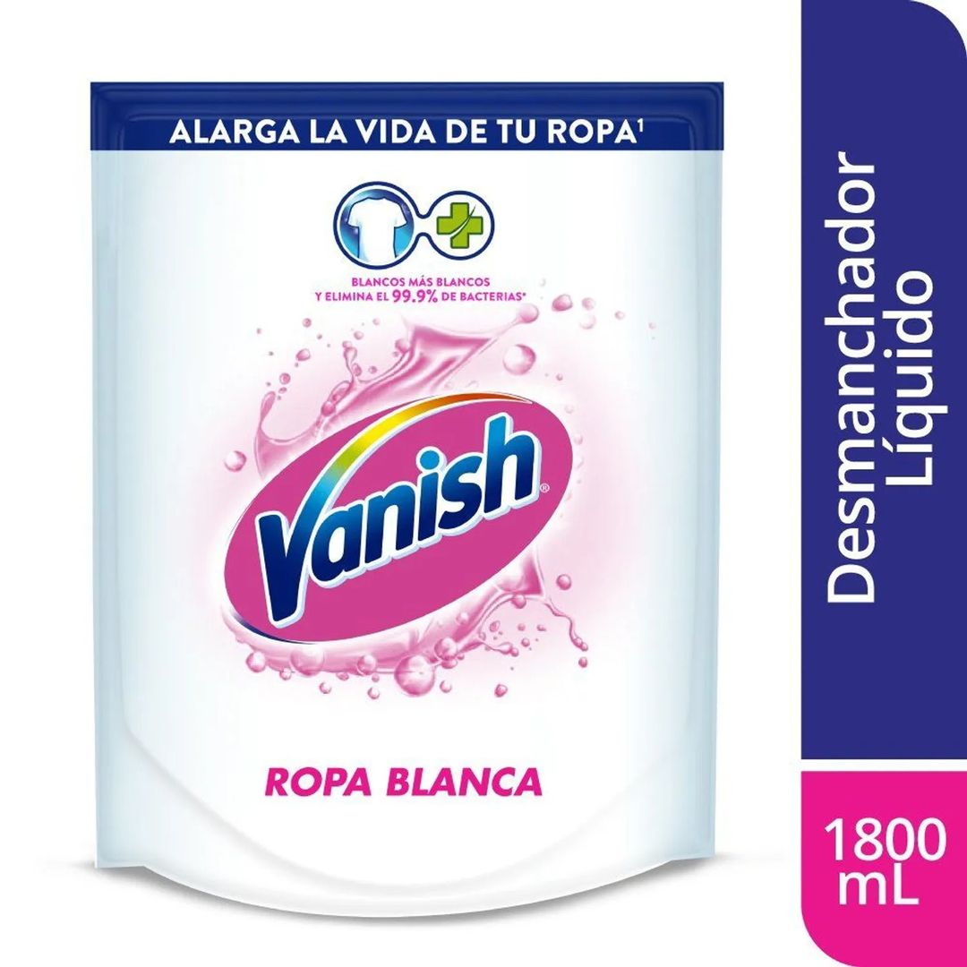  V.VANISH LÍQUIDO ROPA BLANCA X 1.8 LITROS