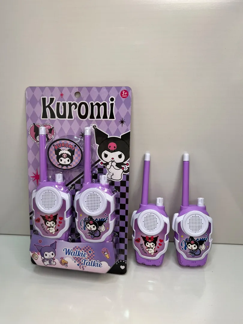 WALKIE TALKIE JUGUETES INTERCOMUNICADORES INFANTILES KUROMI