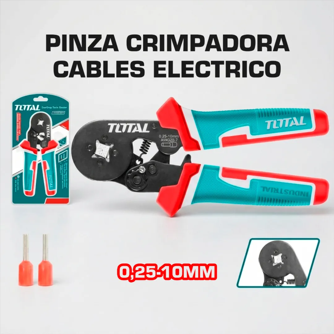 PINZA CRIMPADORA CABLES ELECTRICOS 0,25-10MM