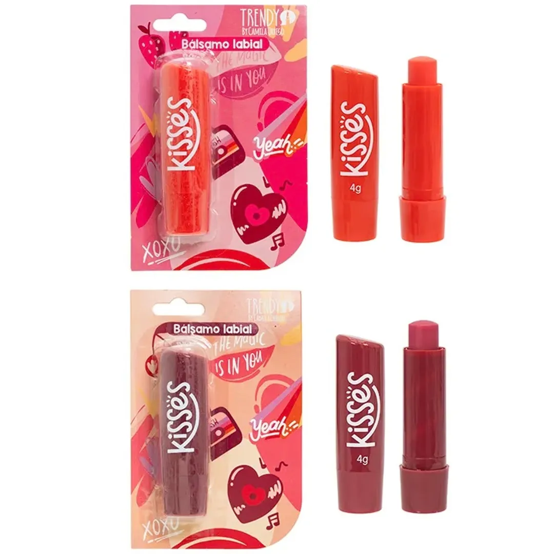 BÁLSAMO DE LABIOS KISSES TRENDY