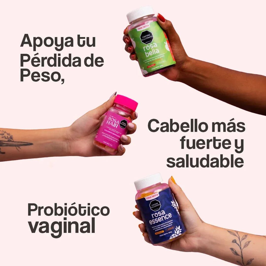 Kit Gomitas Rosa latinas