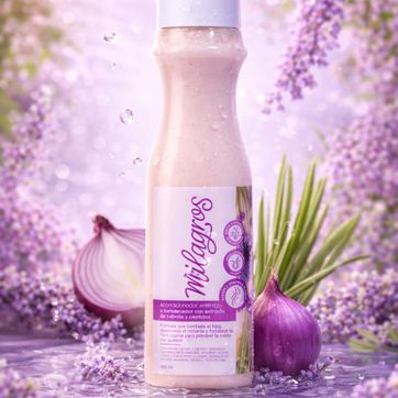 Imagen del producto Acondicionador Antifrizz y Fortalecedor Con Extracto de Cebolla y Péptidos MILAGROS