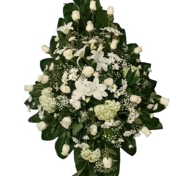 Imagen del producto lirios y rosas