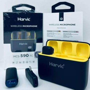 Imagen del producto MICROFONO DE SOLAPA INALAMBRICO -  HARVIC MCS-590