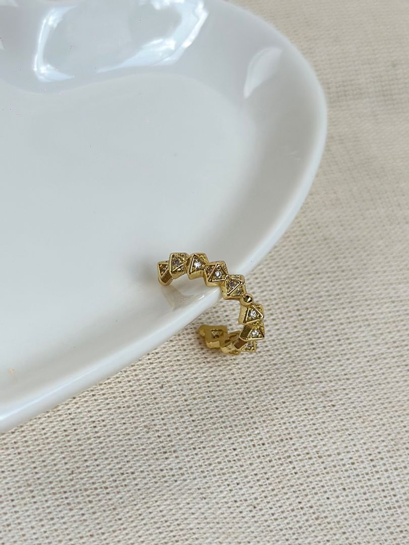 Earcuff puntas circonias 