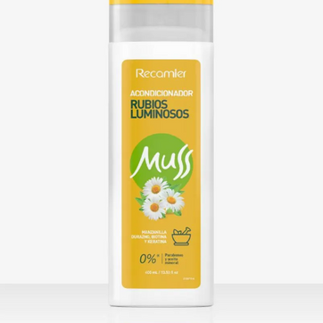 Imagen del producto Muss Acondicionador Rubio Luminoso 400ml