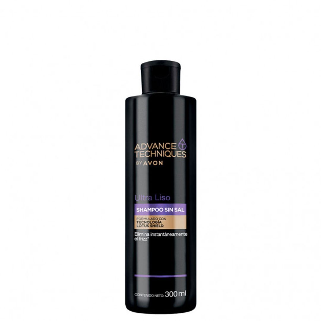 ADVANCE TECHNIQUES ACONDICIONADOR SIN SAL ULTRALISO CON TECNOLOGÍA LOTUS SHIELD 300 ML