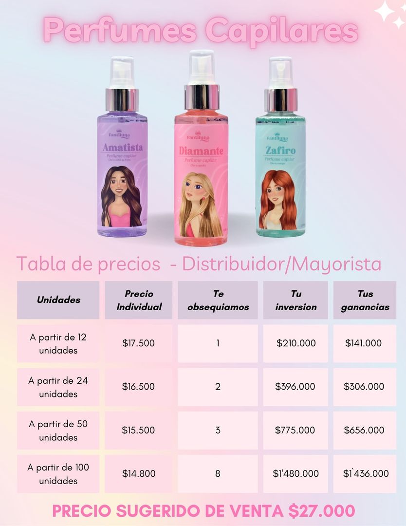 Perfume Capilar Fantiluna