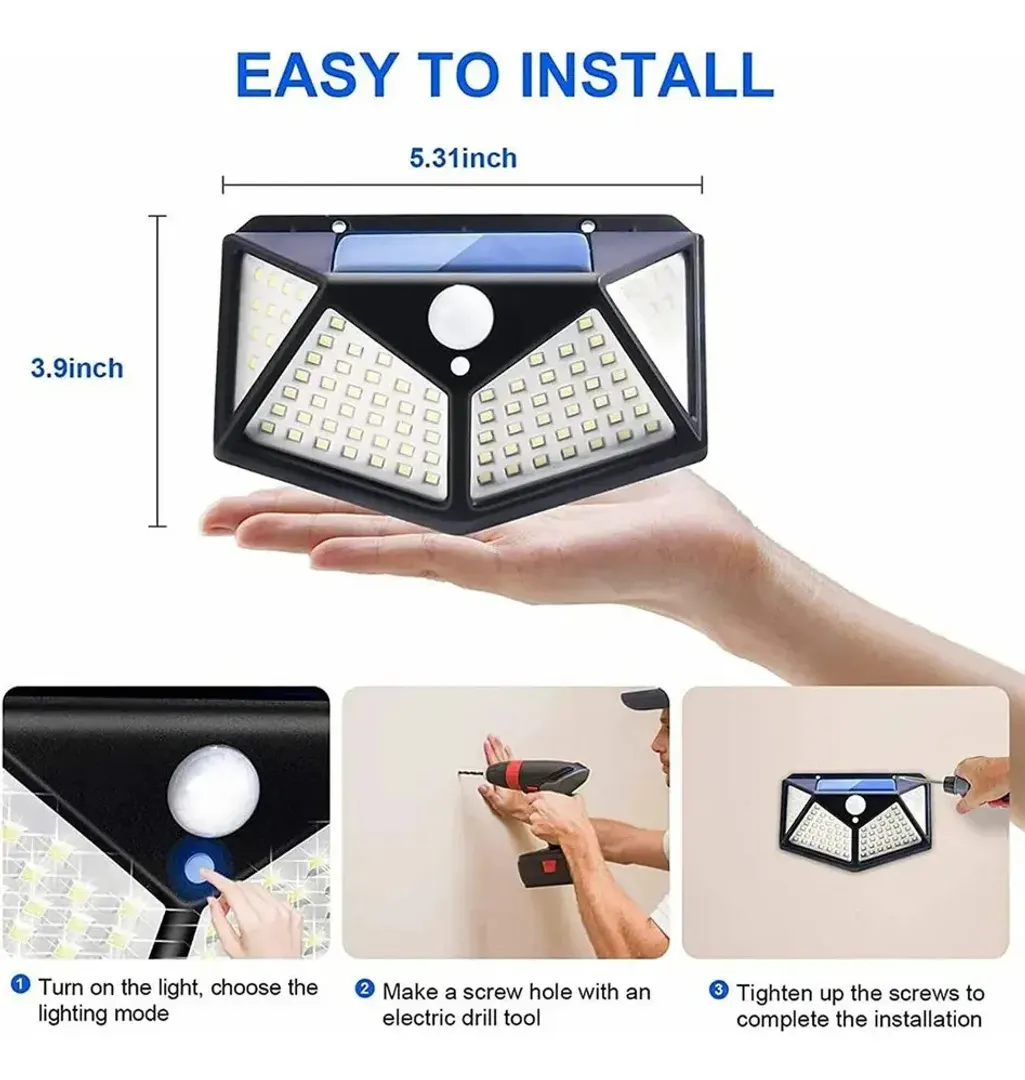 LAMPARA SOLAR JORTAN WALL LAMP