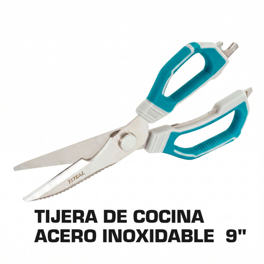 TIJERA DE COCINA ACERO INOXIDABLE  9"