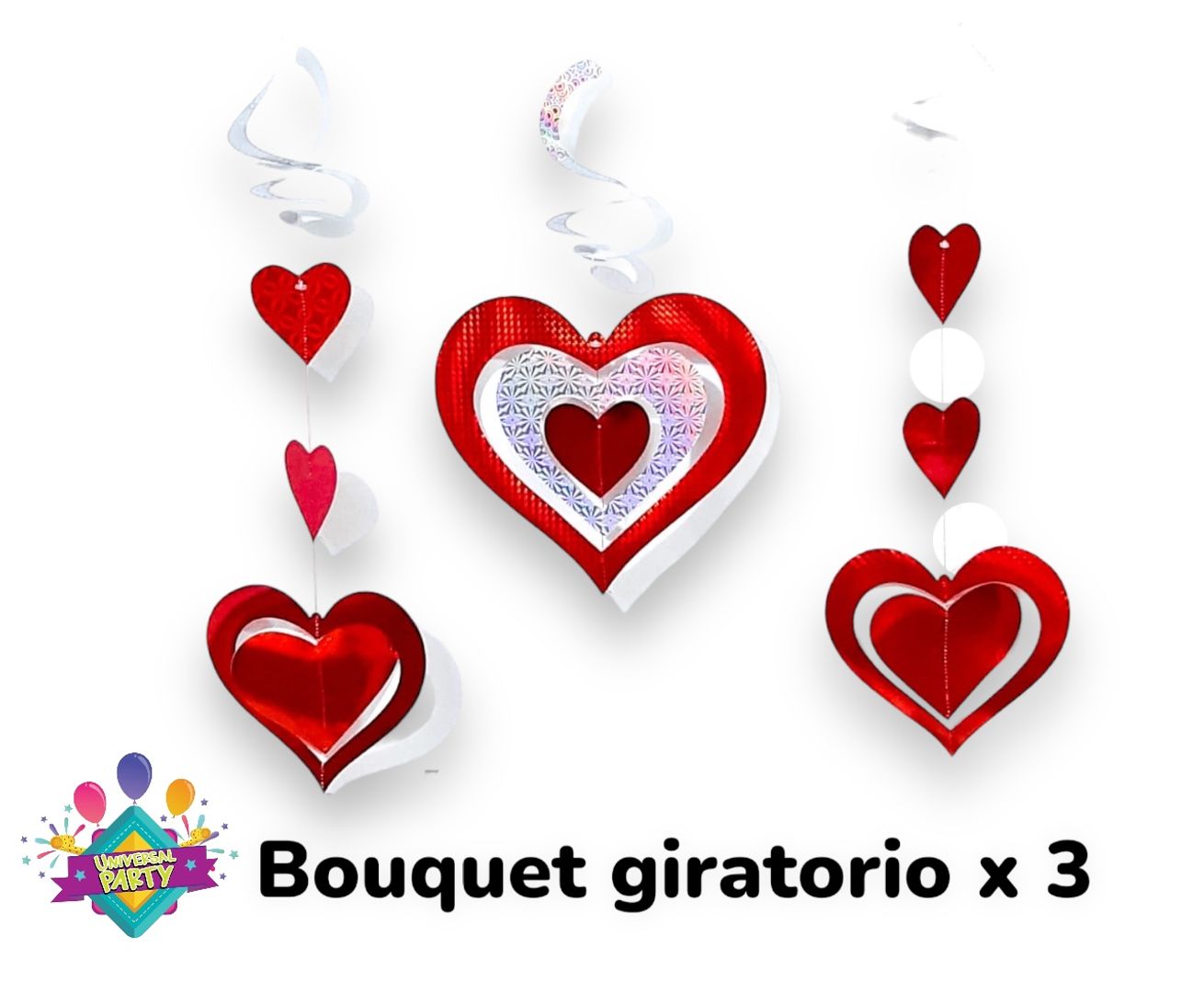 BOUQUET GIRATORIO X 3 UNI
