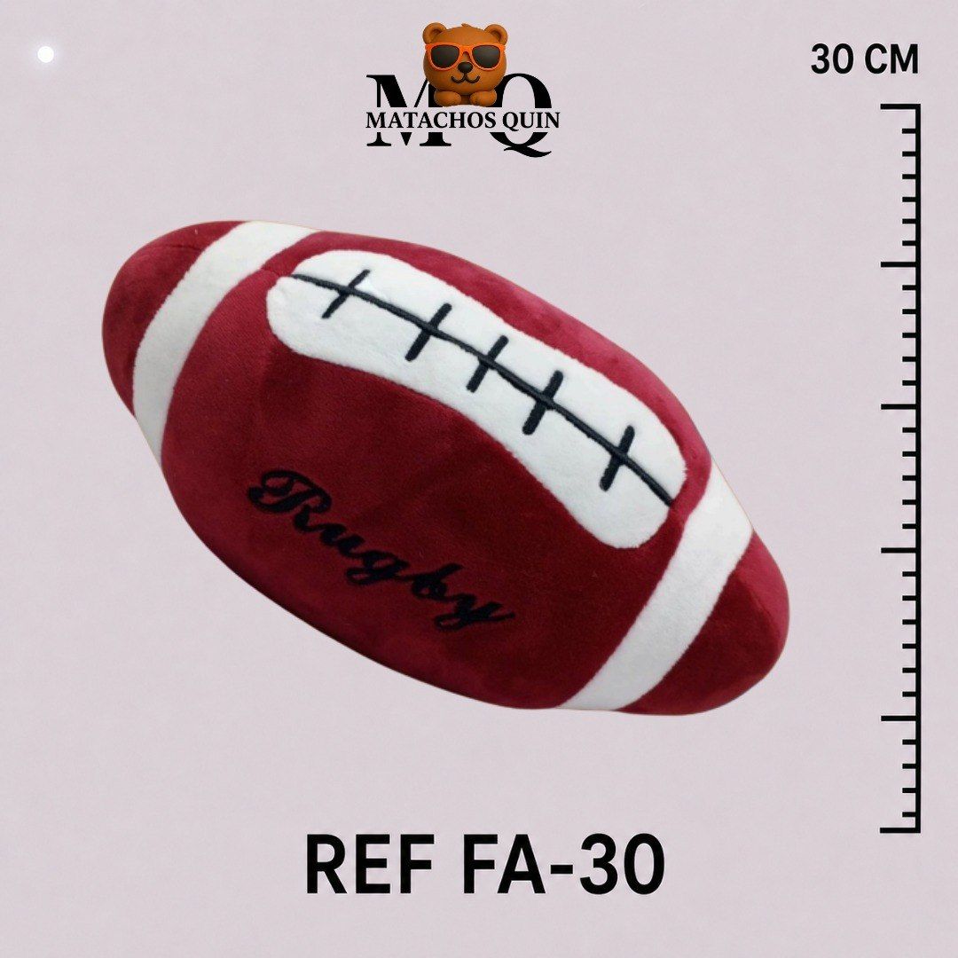 COJÍN DE BALÓN DE RUGBY