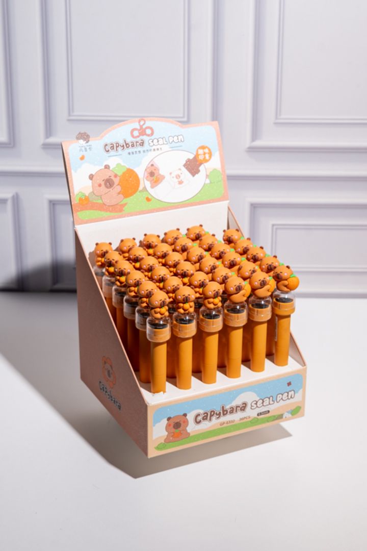 LAPICERO CON SELLO CAPYBARA