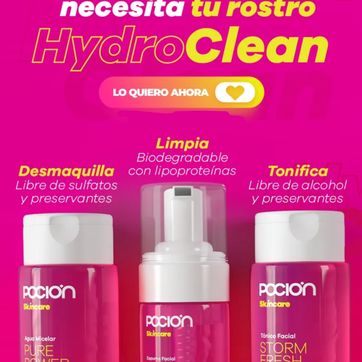 Kit facial hydro routine clean la poción  - imagen 2
