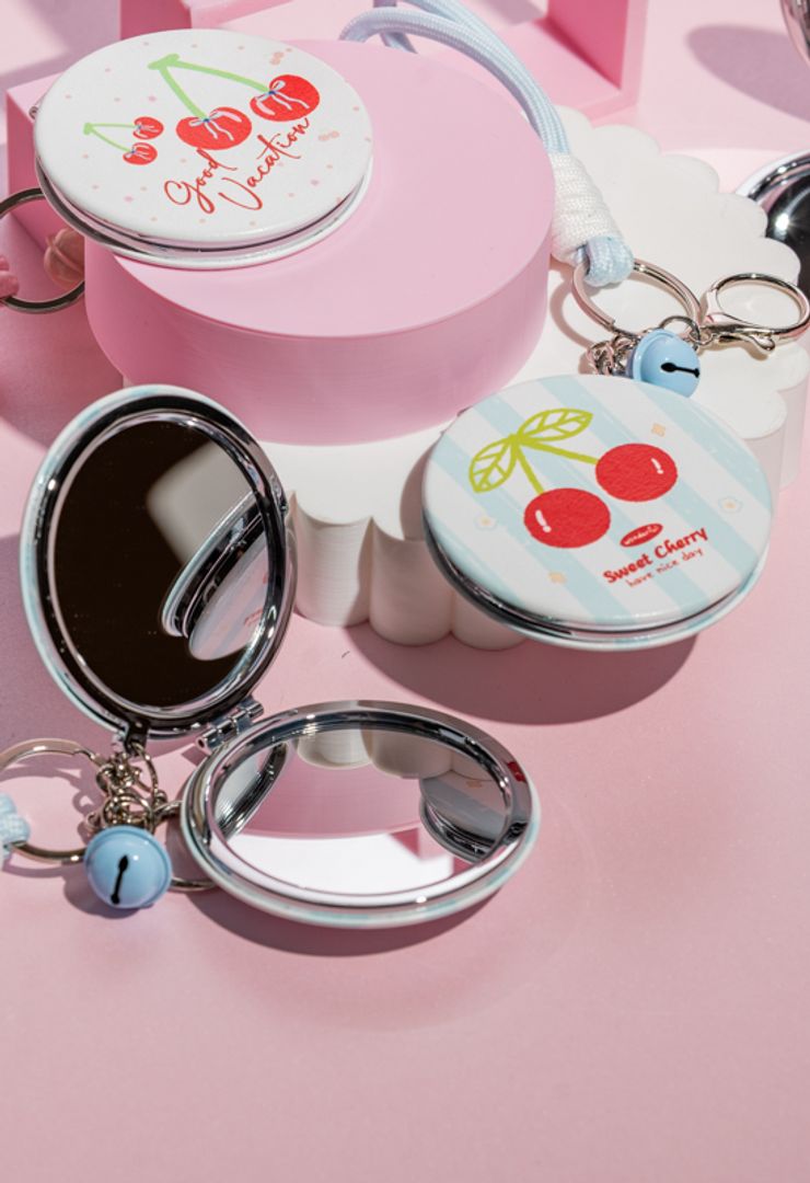 ESPEJO LLAVERO CEREZA