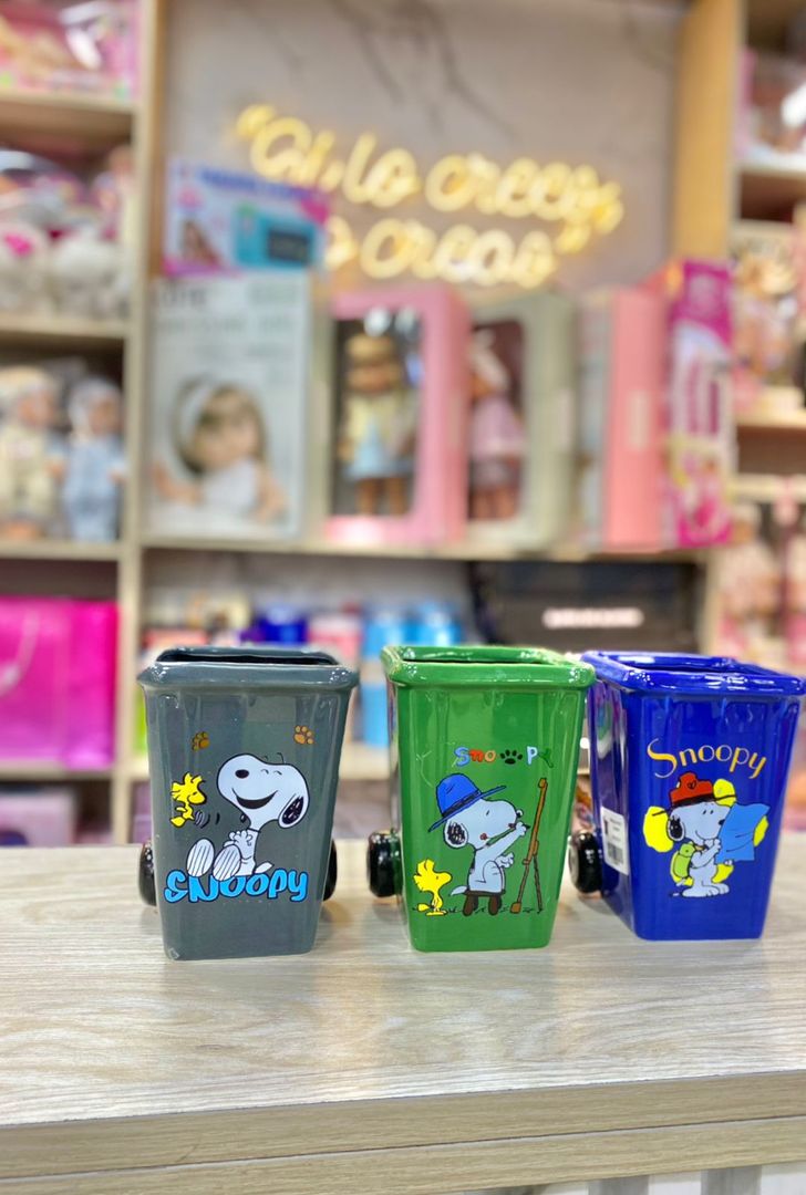 TAZA SNOOPY CON RUEDAS 