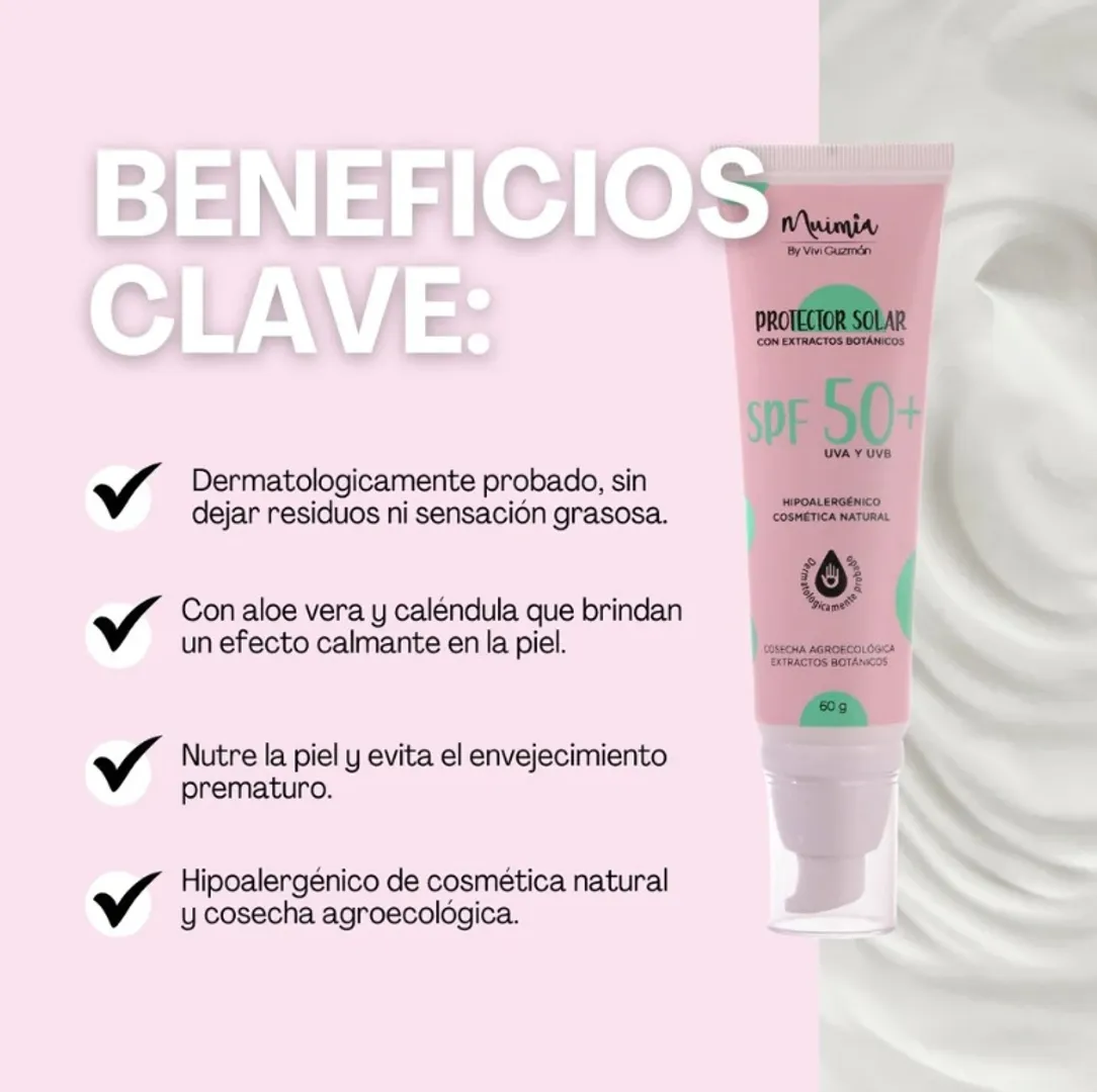 Protector solar Con extractos botánicos 60 gr