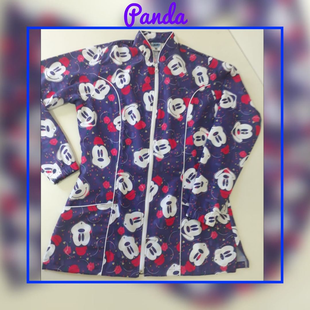 Bata Antifluido Estampada 
