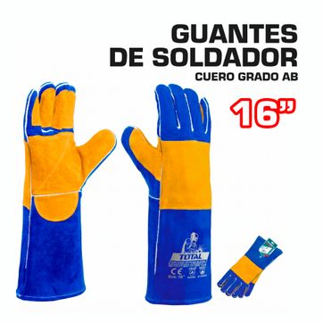 Imagen del producto GUANTES PARA SOLDAR DOBLE AZUL