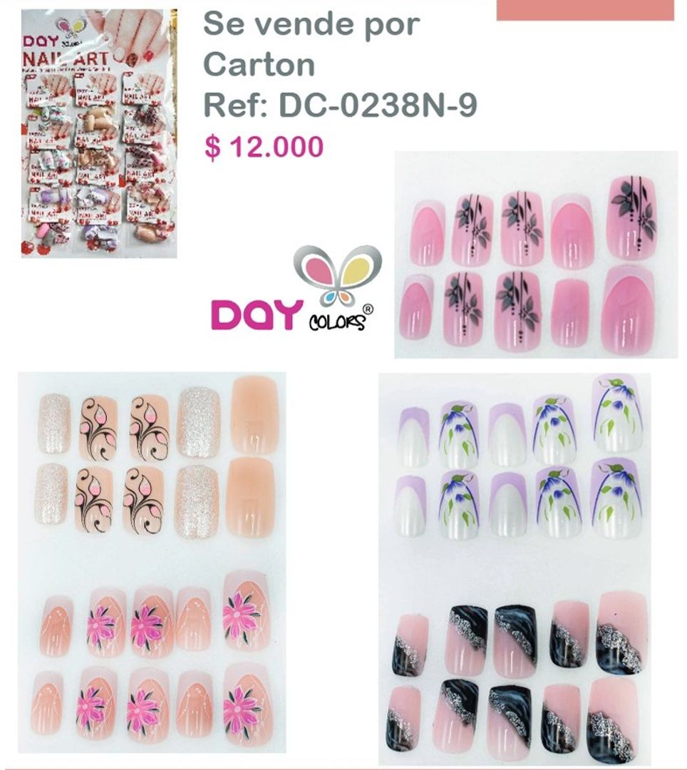 DC0238N-9 UÑAS DECORADAS