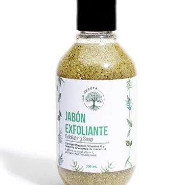 JABÓN EXFOLIANTE CORPORAL LA RECETA 200 ML - imagen 1