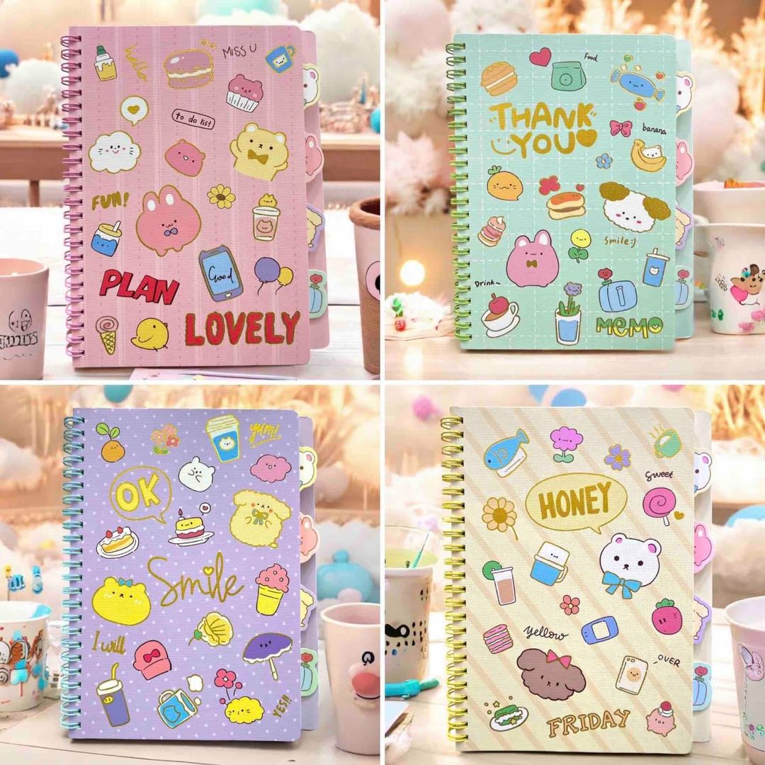 CUADERNO ARGOLLADO KAWAI