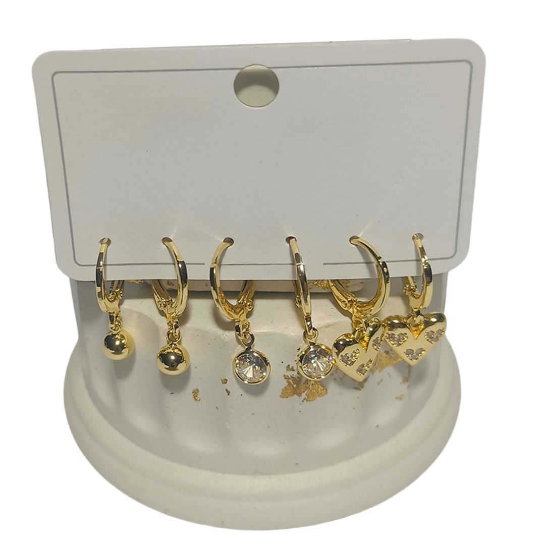 Tríos de aretes