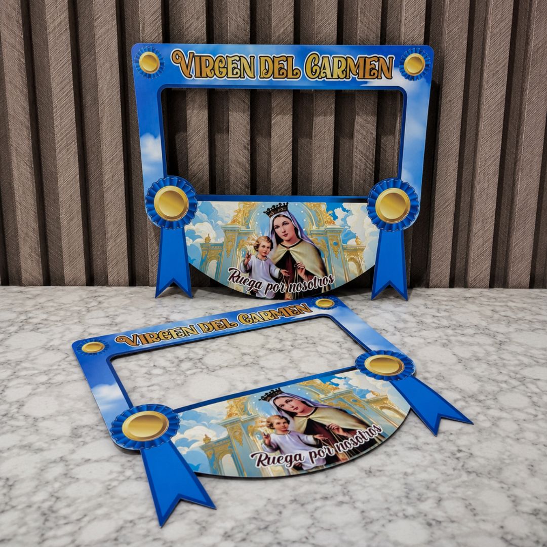 PORTA PLACA  X 2 UNI 39 x 38 CM