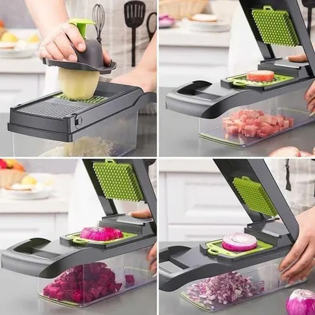 PICADOR RALLADOR MANUAL CON RECIPIENTE