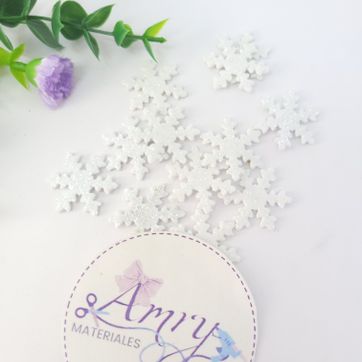 Imagen del producto 12 Copos fe Foami 2,5cm