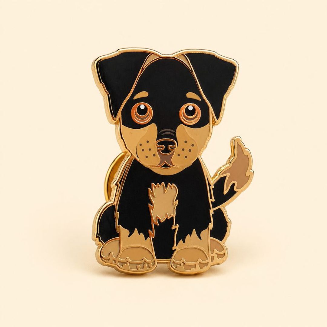 PIN CRIOLLITO NEGRO CAFE