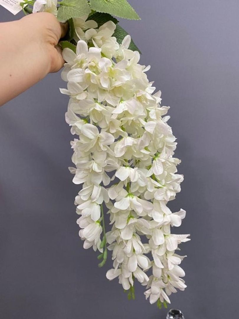 Flores wisterias 5 ramas 67CM LARGO