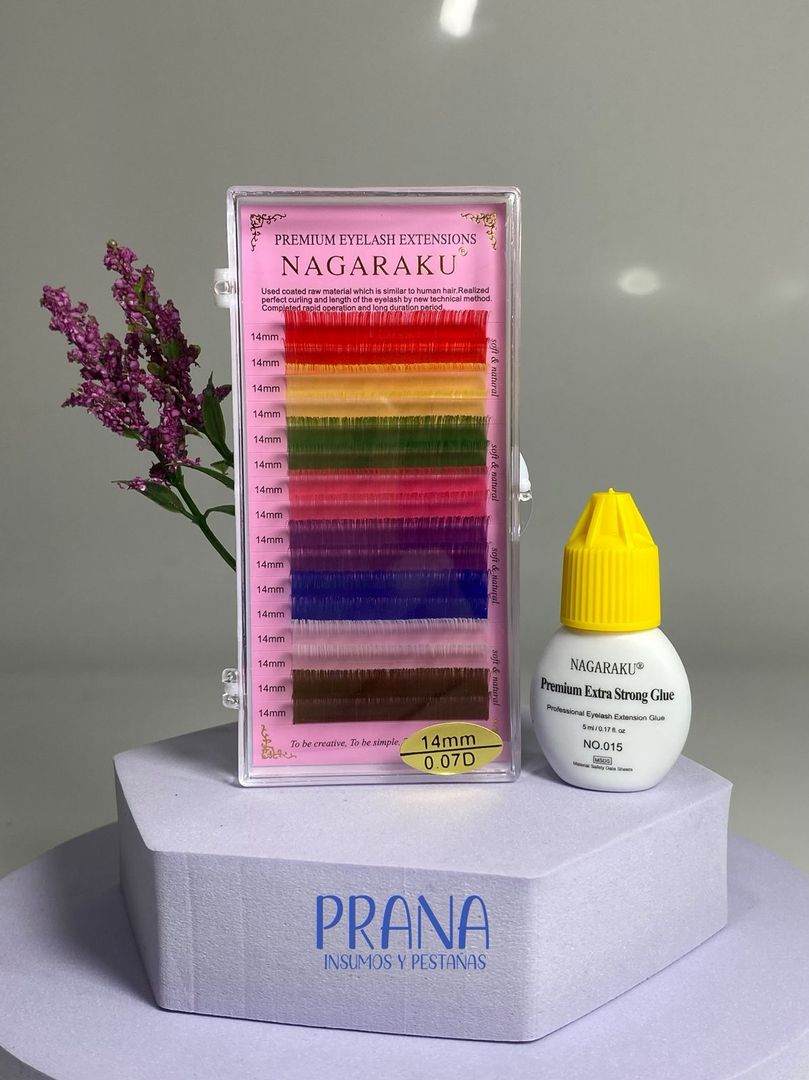 Pestañas de colores