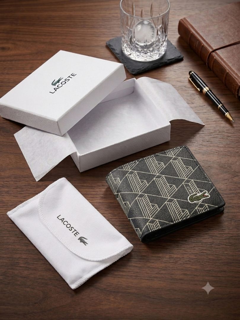 Billetera para hombre lacoste 