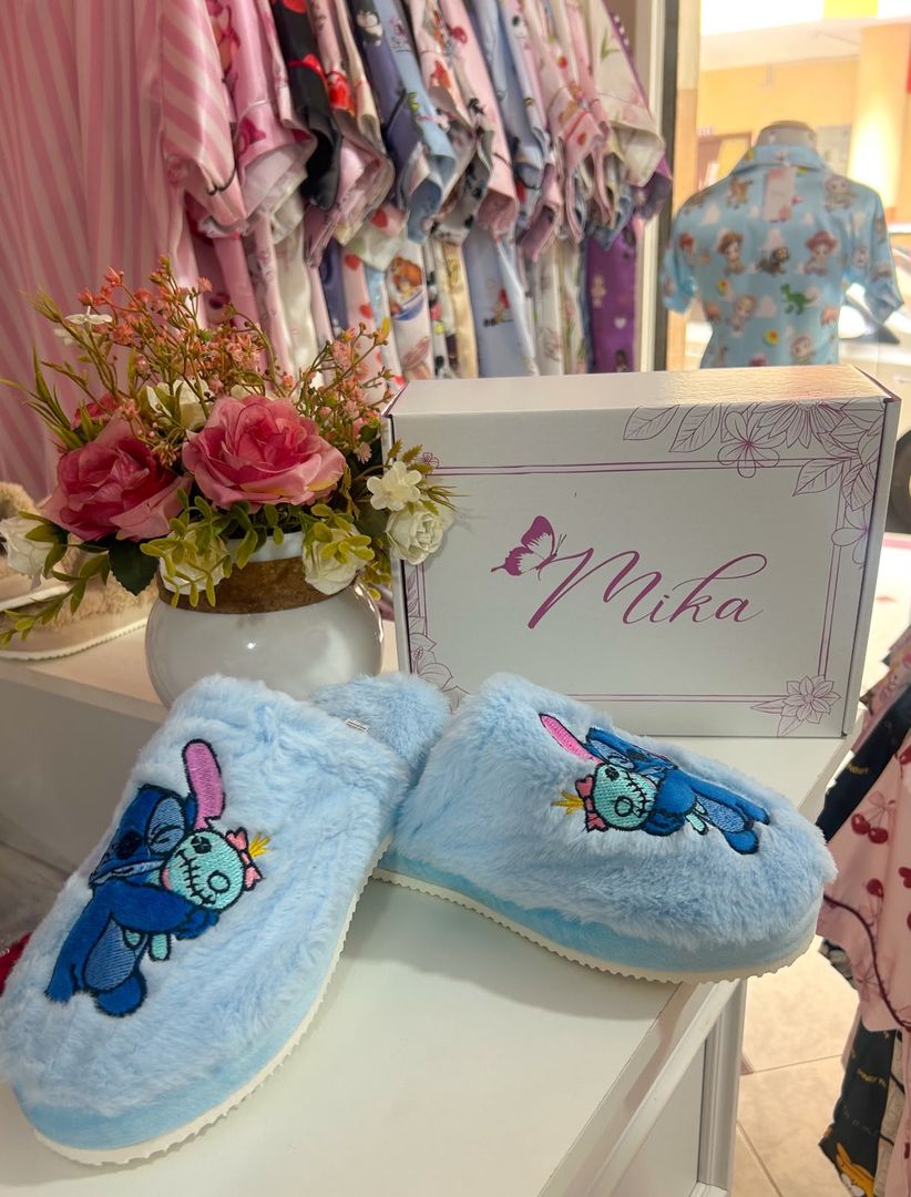 Pantuflas Stitch 