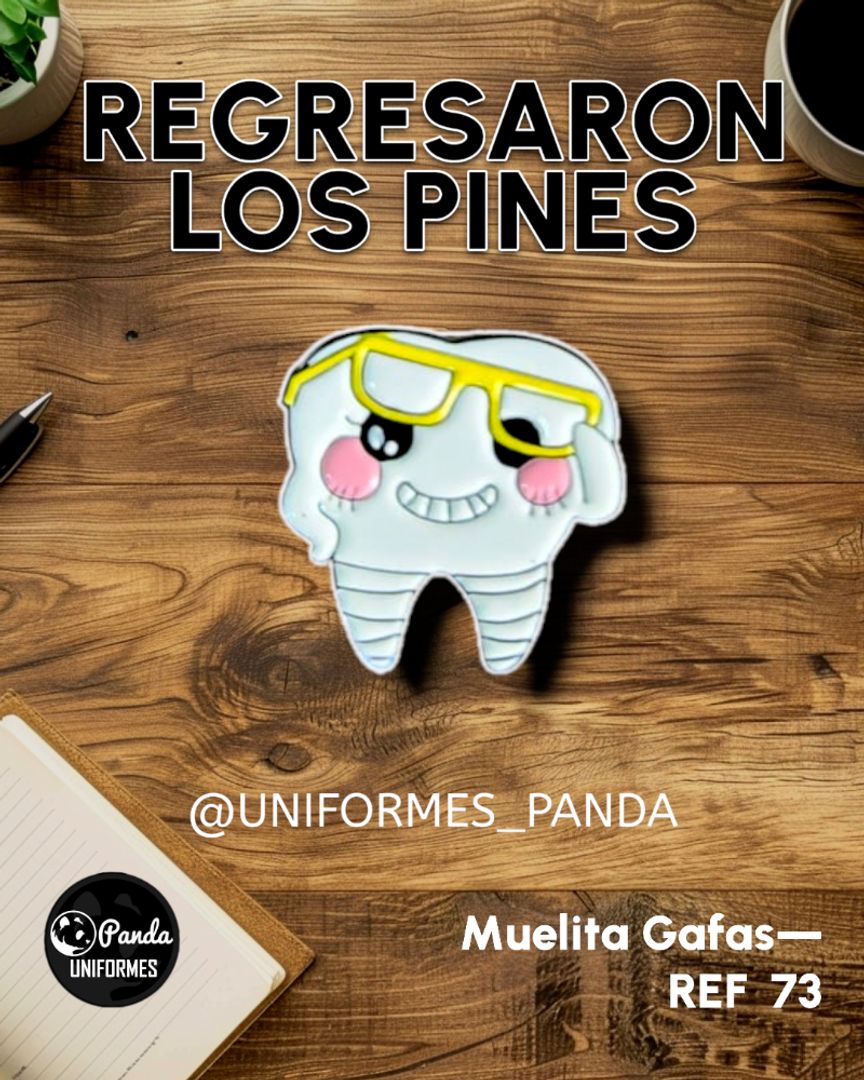 PIN MUELITA GAFAS