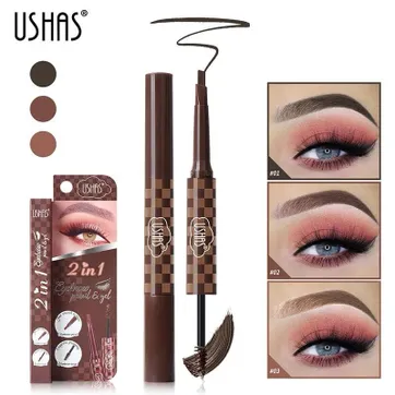 Lapiz para cejas 2en1 Ushas  EB036F - imagen 1